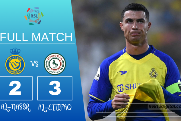 Al Nassr Kalah 2-3 dari Al Ettifaq di Kandang Sendiri