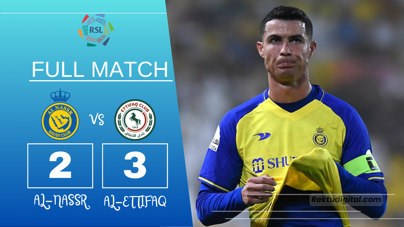 Al Nassr Kalah 2-3 dari Al Ettifaq di Kandang Sendiri