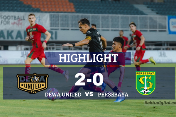 Dewa United Menang 2-0 Atas Persebaya di Liga 1