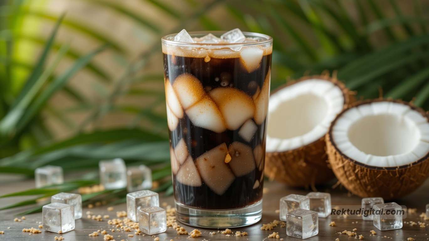 Es Cincau Kelapa Gula Aren